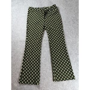 SOHO Apparel LTD Womens Large Retro 60's Boho Youth Quake Poly Stretch Pants